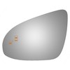 Burco 4472B Driver Side Power Replacement Mirror Glass with Lasered