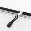 8 Pcs Zip File Bags, Transparent Mesh Zip Pen Pouch,