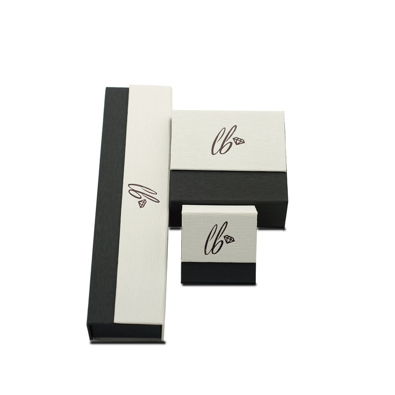 LoveBling 10Kt Two Tone Medium Block Initial Charm Pendant (W)