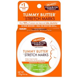 Palmer's Cocoa Butter Formula Tummy Butter, Bálsamo para la Panza -Estrías y Cuidado de la Piel Durante el Embarazo, Hipoalergénico, Dermatológicament