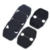 Voodonala Door Lock Covers Protection Trim for Jeep Wrangler JK