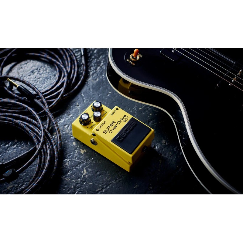 Pedal de efecto Boss Super OverDrive SD-1 amarillo
