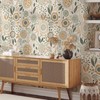 Kainole Boho Floral Garden Peel and Stick Wallpaper Removable Wallpaper