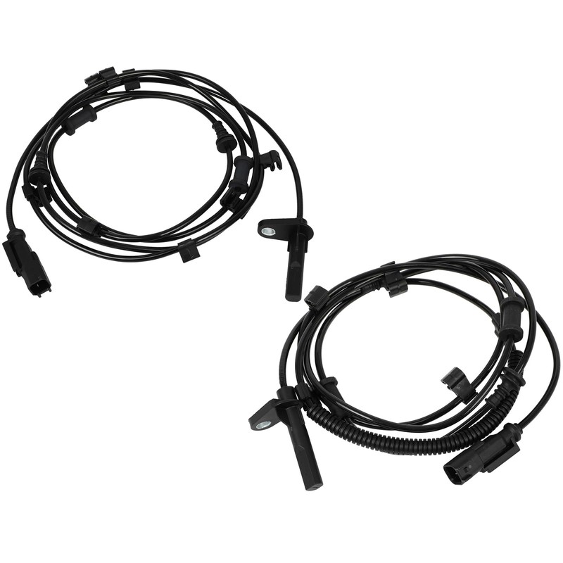 OCPTY 2-PC Set Rear ABS Wheel Speed Sensors Compatible for