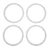 4PCS Bling Car Speaker Cover Vehicle Door Audio Speaker Reflective