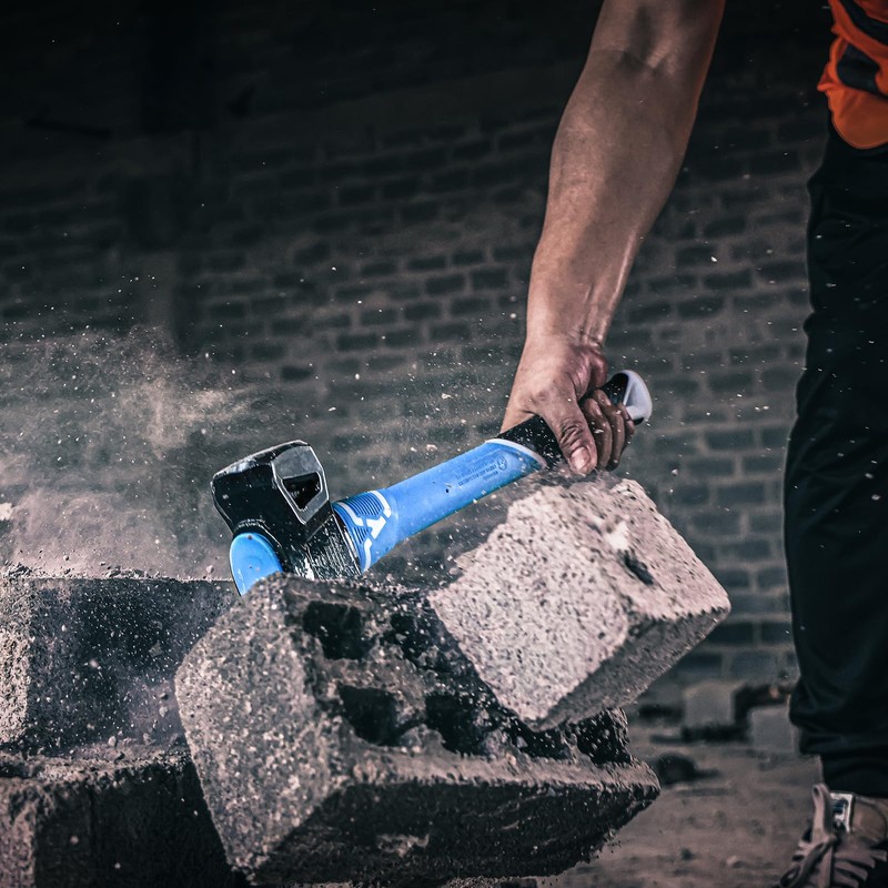 Real Steel Small Sledge Hammer, 3lb Blacksmith Hammer,Drilling Hammer with