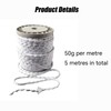 BSDYCL Curtain Weights for Hems, 5 Meter Curtain Weights Tape