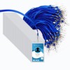 50-Pack Lanyard with Badge Holder - Blue Lanyard for id