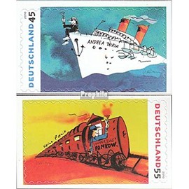 FRD (FR.Germany) 2807-2808 (complete.issue.) selbstklebende issueabe unmounted mint/never hinged ** MNH 2010 Paintings of Udo Lindenberg (Stamps for collectors) Trains/railway/funicular