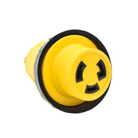 Superior Electric RVA1513L 30 Amp Male NEMA TT-30P to 30 Amp Female NEMA L5-30R Locking Adapter