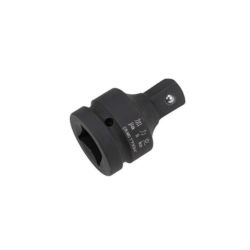 sourcing map 1" Drive (Female) x 3/4" (Male) Impact Socket