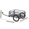 Happybuy Bike Cargo Trailer - 160 lbs Capacity, Foldable &