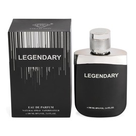 ebc Legendary Eau de Parfum Natural Spray Cologne for Men 100ml/3.4fl.oz. - Fruity, Sweet, Aromatic, Lavender, Fresh Spicy, Woody, Citrus, Vanilla, Herbal & Fresh Scent - Men's Fragrance