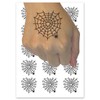 Heart Spider Web Temporary Tattoo Water Resistant Fake Body Art