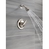 Delta Foundations 13 Series 2-Spray Shower Faucet Set, Brushed Nickel