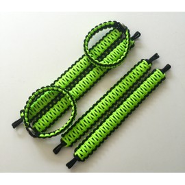 Paracord Grab Handles for Wrangler JK 2007-2017, Many Colors, Set of 4 Handles, Gecko Green