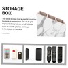 GRIRIW Space-saving Marble Trapezoid Design Storage Box for Home Office