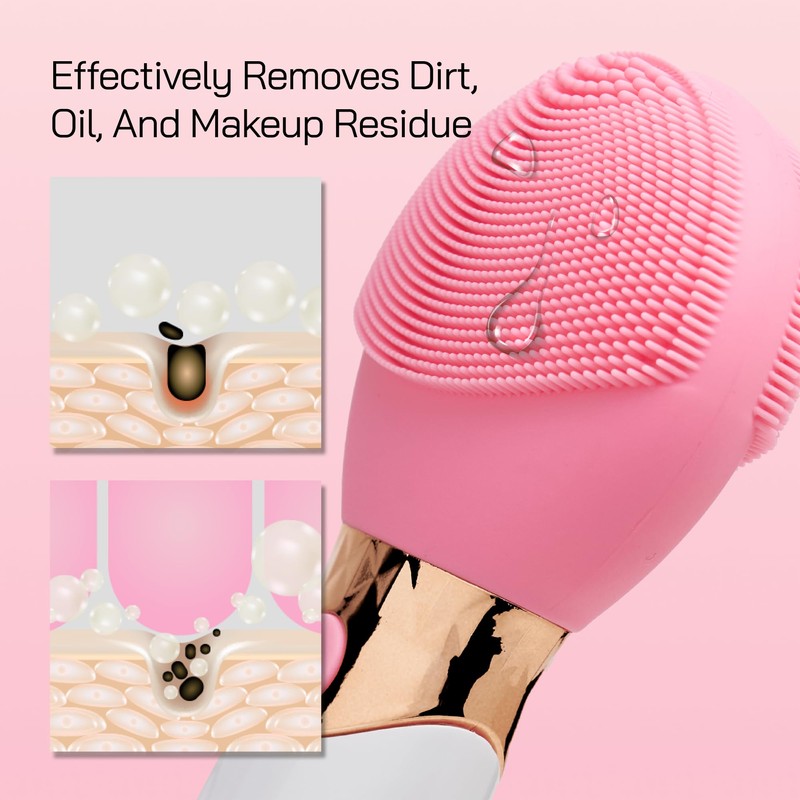 Bella Ciao Facial Cleansing Brush for Women – Rechargeable Silicone