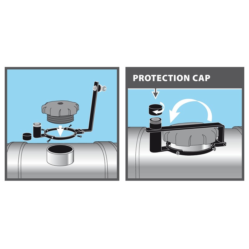 Lampa 97790 Large Fuel Lock 80 mm