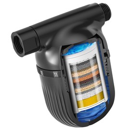 Cobbe Shower Filter | All-METAL Joint | 99% REMOVAL Shower Head Filter for Hard Water, Heavy Metals, Chlorine and Harmful Substance, Improve your skin and hair - Black