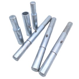 Generic Weld On Greaseable Utility Trailer Steel Heavy Duty 4 Piece Ramp Door Hinges 10 inch, Zinc Plated, RCKIM00136