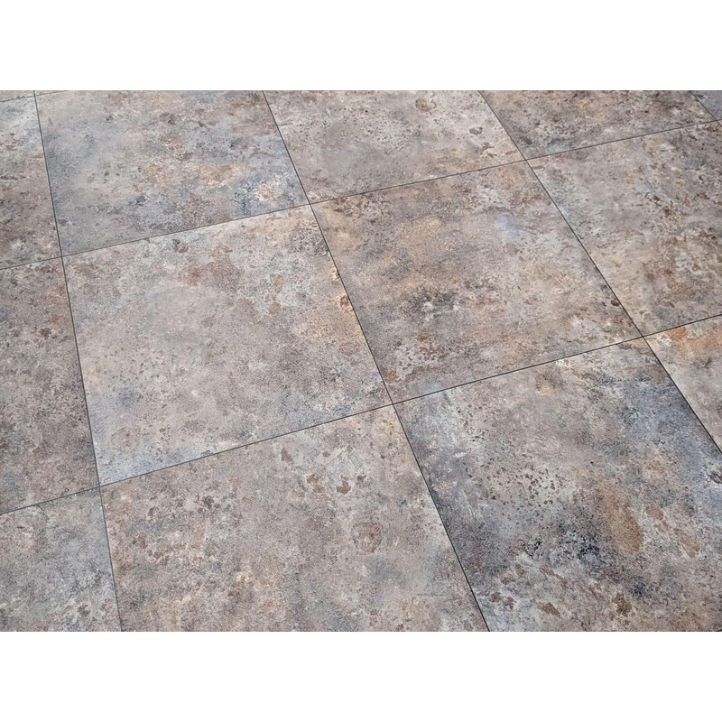PVC Flooring Vinyl Flooring in Large Tile Look, DIN A4