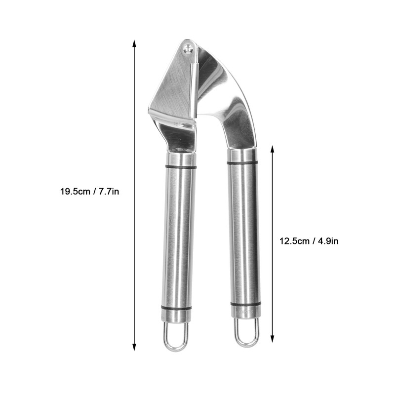 Garlic Press 304 Stainless Steel Mincer Crusher Fine Polished Mirror