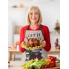 Bencailor Winter Aprons with Pockets Adjustable Holiday Kitchen Aprons Waterproof