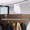 Mdurian 4 pieces curtain rod bracket, stainless steel wall bracket,