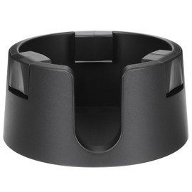 Anti-Spill Cup Holder for Desk, Adjustable Inner Diameter, Drink Coasters for Car Sofa Table Outdoor (Black)