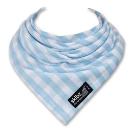 Skibz Dribble Bib - Blue Gingham