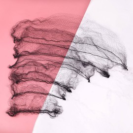 Ecojunmi Redes Invisibles para El Cabello para Cabello Largo, 100 Piezas de Malla Elástica de 18-46" para Mujeres Redecillas para El Cabello Gorro para Pelucas Cierre Frontal Moño para El Cabello Serv