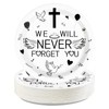 50Pcs Memorial 9" Heavy Duty Plates Funeral Celebration Plates