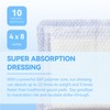Jointown Super Absorption Dressing Bandages, 4"x8",10 PCS