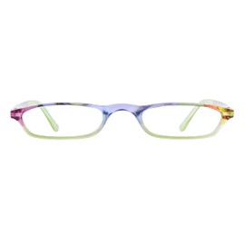 Peepers by PeeperSpecs Key West Sunrise Reading Glasses Rectangular, Blue/Green, 45 + 2.75