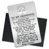 Mhfpl To My Grandson I Love You Wallet Card, Engraved