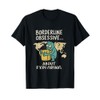 Borderline Obsessive About Exploring Travel Doodle T-Shirt