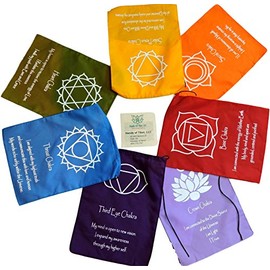 Large Seven Chakra Prayer Flags Banner Wall Hanging