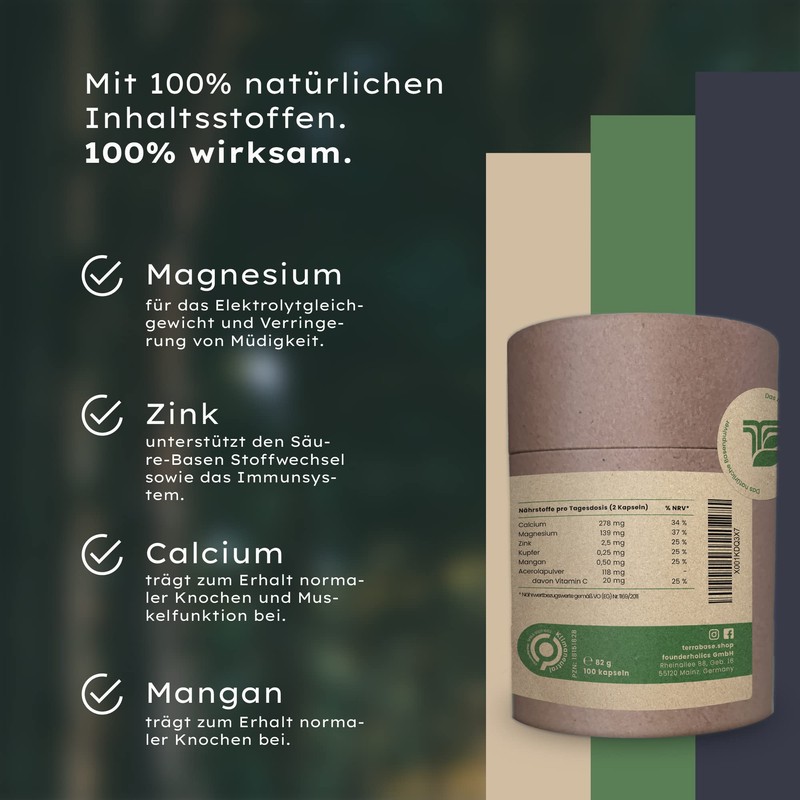 TERRABASE - Base Powder Capsules / 50 Applications / 100%
