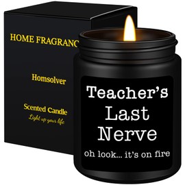 Homsolver Teacher Appreciation Gifts, Best Teacher Gifts for Women Men, Teacher Christmas Gifts, Birthday Gifts, Retirement Gifts, Thanksgiving Gifts for Teachers, Teacher’s Last Nerve