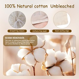 Reusable Tea Bags for Loose Tea 30pcs, Empty Tea Bags for Loose Leaf Tea Spice Muslin Bag Bags for Cooking Soup Light and Thin Material Fine Hollow Reusable Suitable for Coffee Tea Soup Etc(3 X 4in)