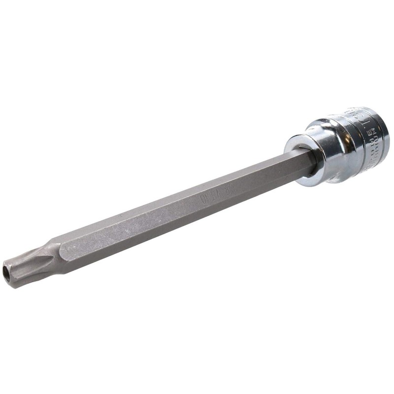 T30 3/8" Drive Extra Long 110mm Tamperproof Tamper Torx Star
