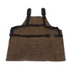 Woodworking Shop Apron Large Capacity Pocket Adjustment Shoulder Straps Waxed
