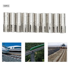 100 Pcs 1/4"-20 Stainless Steel Concrete & Stone Drop in Female Expansion Anchors,1/4-20 Drop-in Concrete Expansion Anchor Drill Stainless Steel 304