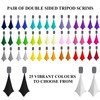 2x spandex stretch speaker stands scrims, DOUBLE SIDED tripod cover