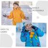 Healeved 3pcs Glove Clips with Lanyard for Ergonomic Lost String