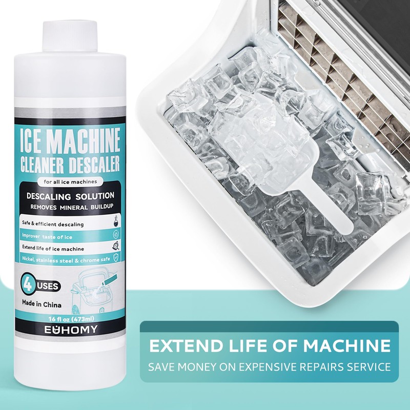 EUHOMY Ice Machine Cleaner Descaler, 16 Fl OZ Ice Maker