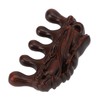 Meridians Comb Static Free 5 Teeth Head Scalp Composite Wood