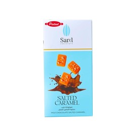Dubai Milk Chocolate Bar – Gourmet Creamy Chocolat with Rich Flavors – Gift for Holidays, Birthdays, and Special Occasions (3.5 oz, Salted Caramel)