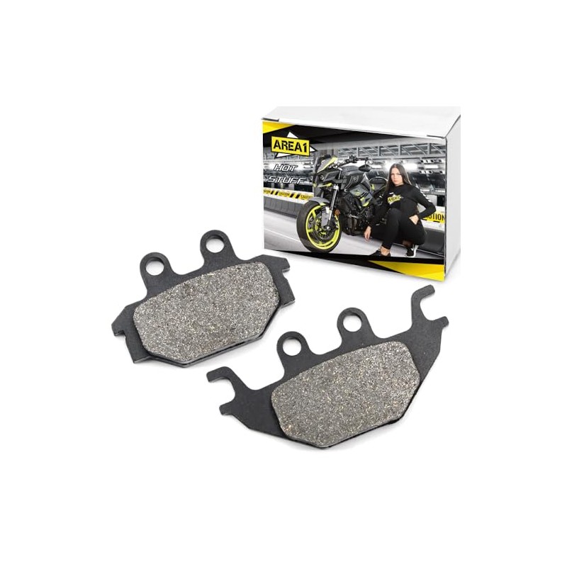 Area1 Replacement Brake Pads Rear Wheel Compatible with MT-125, 2014-2019